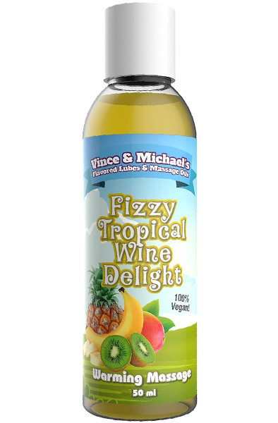 Fizzy Tropical Wine Delight Wärmende Massage 50ml - Massageöl 1
