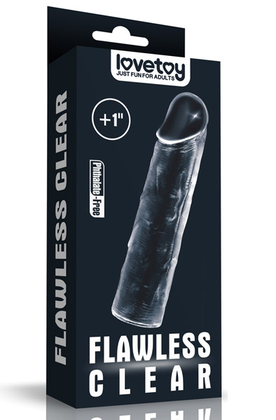 Flawless Durchsichtige Penishülle - Penisverlängerung/Penishülle 4