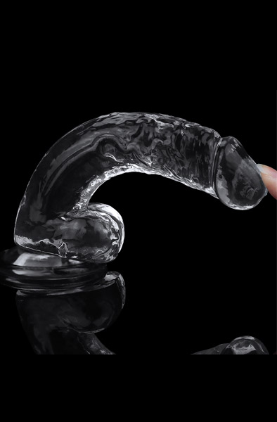 Flawless Transparenter Dildo 19 cm - Dildo 3
