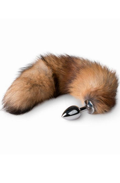 Fox Tail Plug Nr. 1 Silber 42 cm - Analplug in Tierform 1
