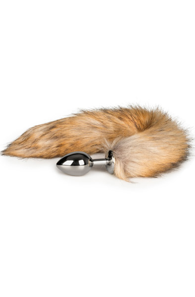 Fox Tail Plug Nr. 2 Silber - Analplug in Tierform 2