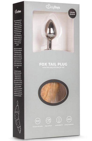 Fox Tail Plug Nr. 2 Silber - Analplug in Tierform 3