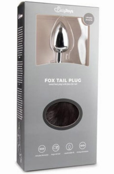 Fox Tail Plug Nr. 4 Silber - Analplug in Tierform 3