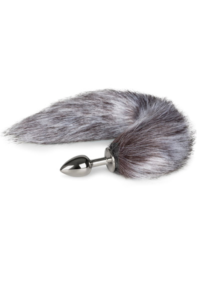 Fox Tail Plug Nr. 5 Silber - Analplug in Tierform 1