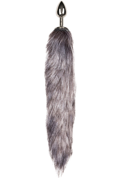 Fox Tail Plug Nr. 5 Silber - Analplug in Tierform 2