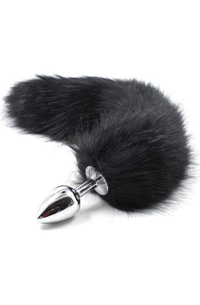 Fox Tail Plug Schwarz - Analplug in Tierform 2