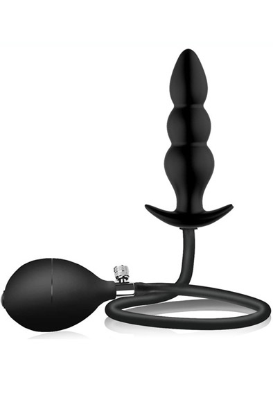 FUKR Aufblasbare Plug-Perlen 15 cm - Aufblasbarer Analplug 1
