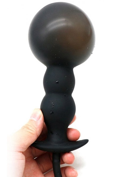 FUKR Aufblasbare Plug-Perlen 15 cm - Aufblasbarer Analplug 2