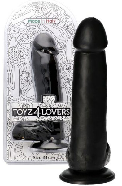Fulvio Dildo Schwarz 31 cm - XL Dildo 4
