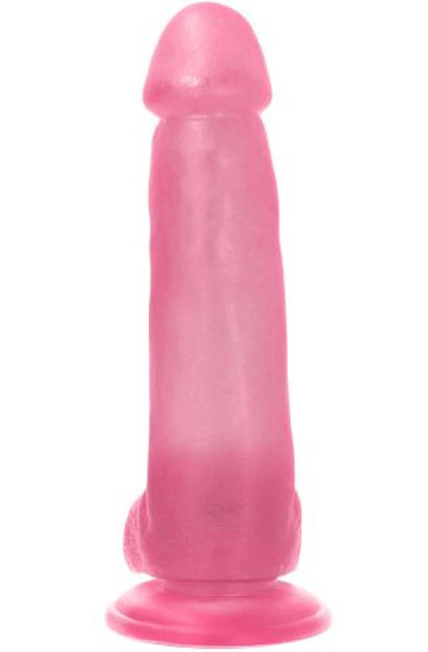 Fulvio Dildo Transparent Pink 31 cm - XL Dildo 3