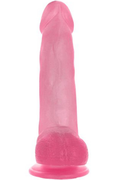 Fulvio Dildo Transparent Pink 31 cm - XL Dildo 4