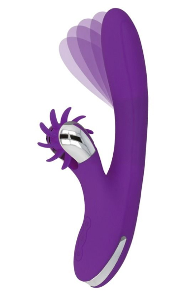 Fun Function Bunny Funny Wave - Vibrator mit Leckrad 1