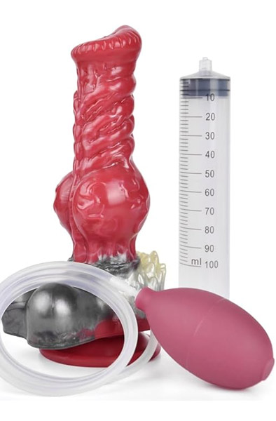 Furry Ejaculator Wolf Spritz-Dildo 21 cm - Drachen-Dildo 1