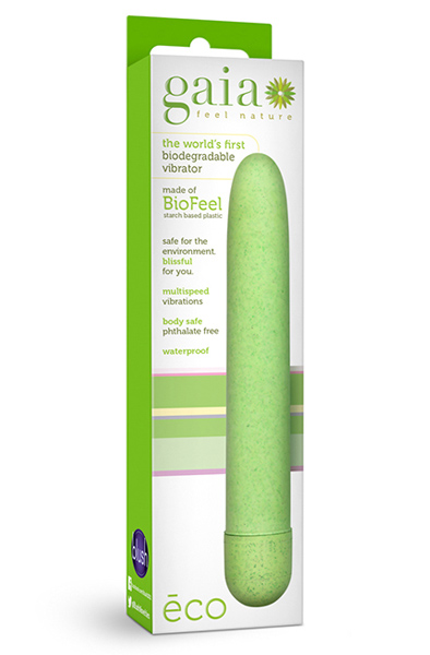 Gaia Eco Grüner Recyclebarer Vibrator - Recycelbarer Vibrator 2