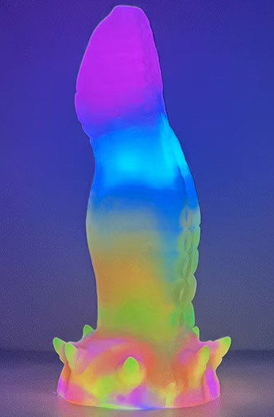 Gargoyle Leuchtet im Dunkeln 21,5 cm - Drachen-Dildo 2