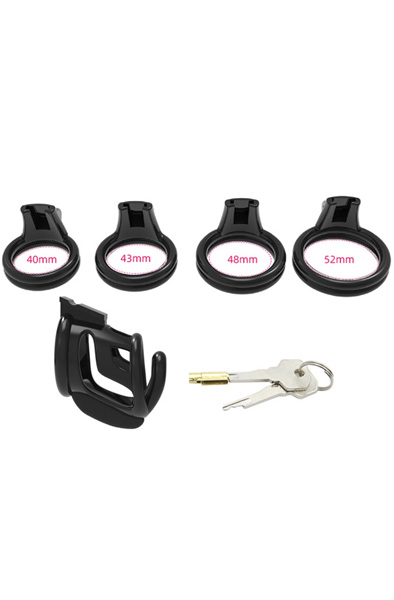 Gest Lock Keuschheitskäfig Schwarz 7,5 x 3 cm - Keuschheitskäfig 4