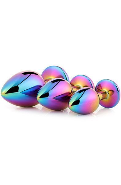 Gleaming Love Mehrfarbiges Plug-Set - Analplug Set 2