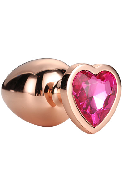 Gleaming Love Roségold Plug Mittelgroß - Analplug aus Metall 2