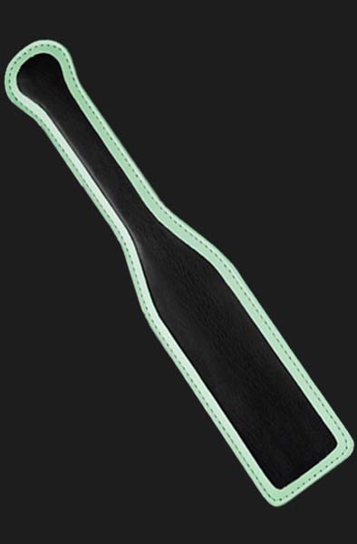 Glow-in-the-Dark Paddle aus veganem Leder - Spanking-Paddel 4