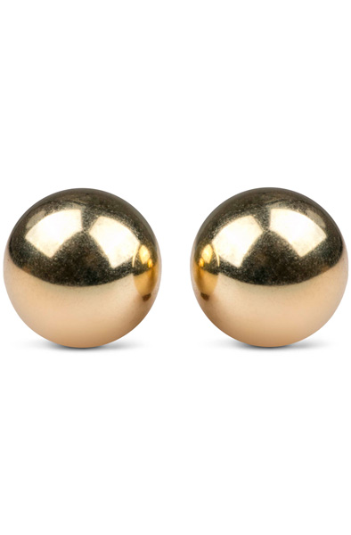 Gold Ben Wa Kugeln 25mm - Knipballs & Geisha-Bälle 1