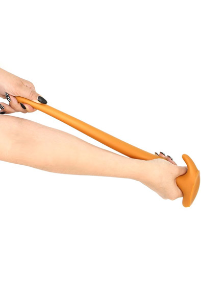 Gold Play Wave Groß 30cm Ø6,5cm - Anal-Dildo 3