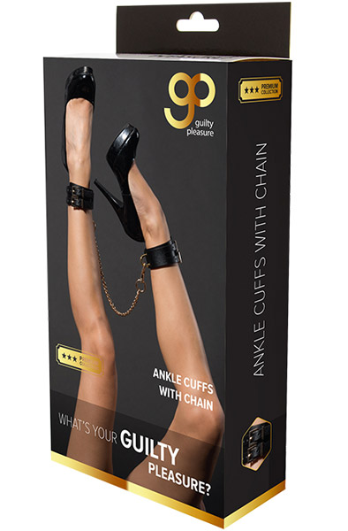 Guilty Pleasure Fußfesseln mit Kette - Fußmanschetten 3