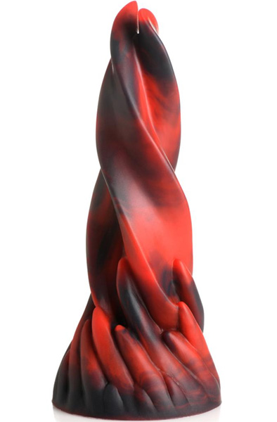 Hell Kiss Verdrehende Zungen Dildo 18,8 cm - Drachen-Dildo 1