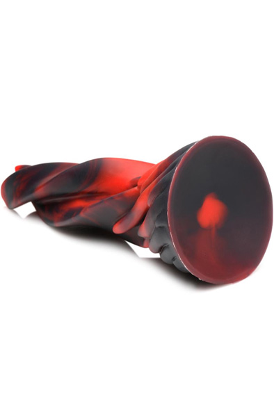 Hell Kiss Verdrehende Zungen Dildo 18,8 cm - Drachen-Dildo 2