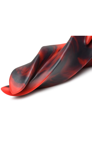 Hell Kiss Verdrehende Zungen Dildo 18,8 cm - Drachen-Dildo 3