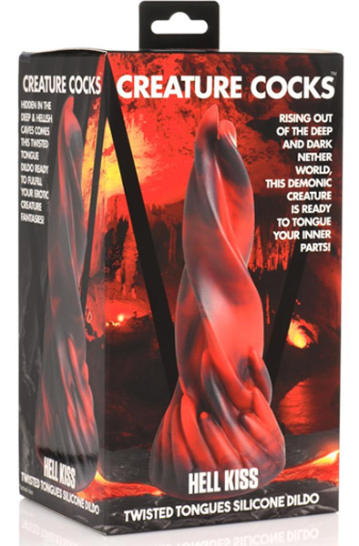 Hell Kiss Verdrehende Zungen Dildo 18,8 cm - Drachen-Dildo 5