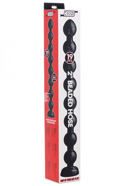 Hosed Perlenbesetzte Dicke Anal-Schlange 48 cm - Extra dicke Anal-Perlen 3