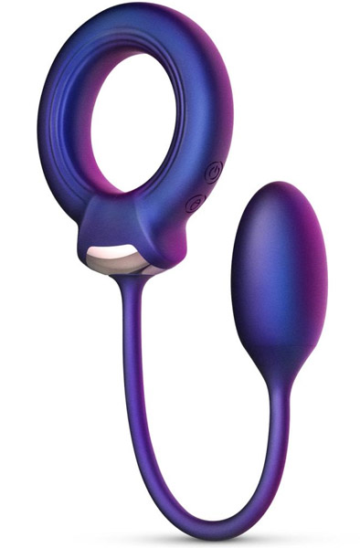 Hueman Cockring mit Analball - Analplug mit Penisring 1
