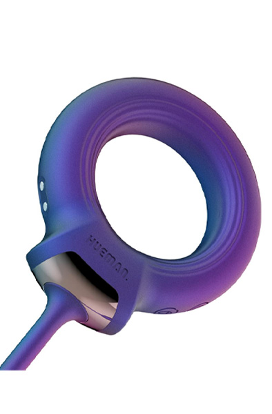Hueman Cockring mit Analball - Analplug mit Penisring 7
