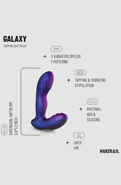 Hueman Klopfender Analplug - Prostata-Vibrator 3
