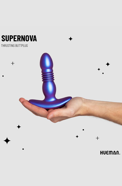 Hueman Stoßender Buttplug - Vibrierender Analplug 4