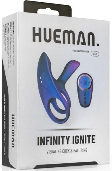 Hueman Vibrating Cock Ring - Vibrierender Penisring 8