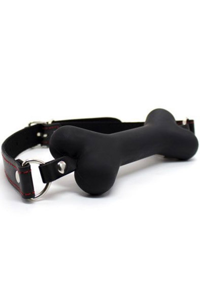 Hunde Gag Schwarz - Knebel 1