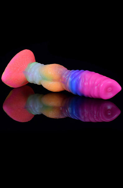 Hydra Leuchtender Dildo 20,3 cm - Drachen-Dildo 3