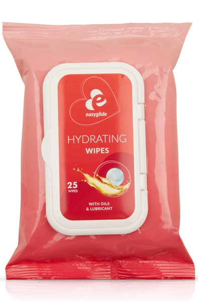 Hydrating Feuchttücher mit Gleitmittel & Ölen 25er-Pack - Intimtücher 1