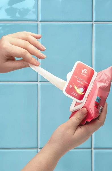 Hydrating Feuchttücher mit Gleitmittel & Ölen 25er-Pack - Intimtücher 3