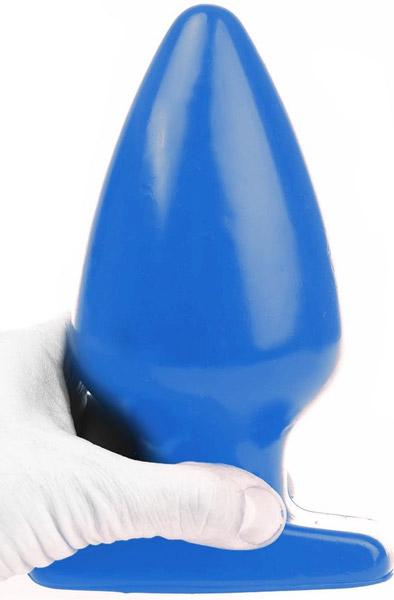 I Love Butt Fat Plug Blau Groß 19cm - Extra dicker Analplug 1