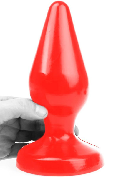 I Love Butt Klassischer Plug XL Rot 20cm - Extra dicker Analplug 1