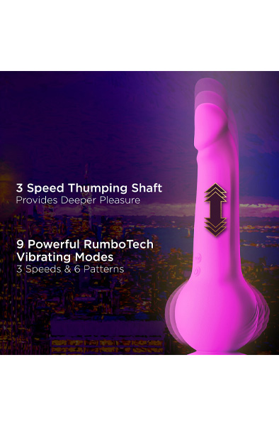 Impressions New York Gyroquake Dildo 24,5 cm - Vibrator 5