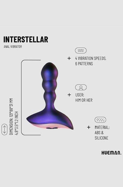 Interstellar Anal-Vibrator - Vibrierender Analplug 3