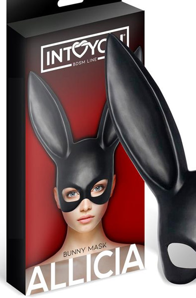 IntoYou Allicia Hasenmaske Schwarz - Hasenohren 2