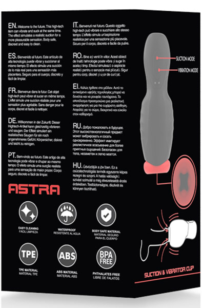 Jamyjob Astra Saug- & Vibrationsgerät - Automatischer Masturbator 5