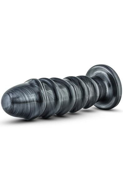 Jet Annihilator Carbon Metallic Schwarz 28 cm - Extra dicker Analplug 4