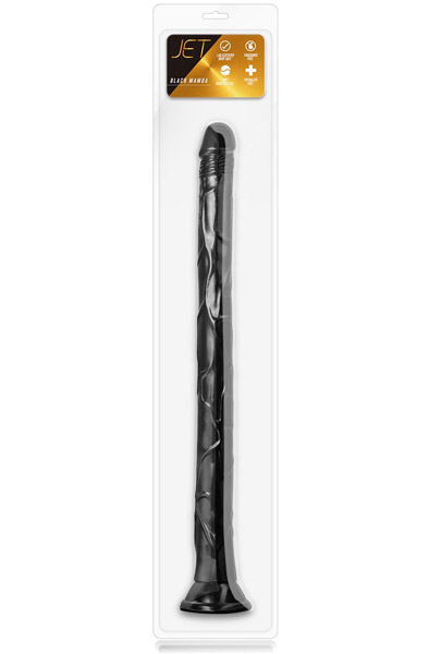 Jet Black Mamba Dildo Schwarz 49,5 cm - Extra langer Anal-Dildo 2
