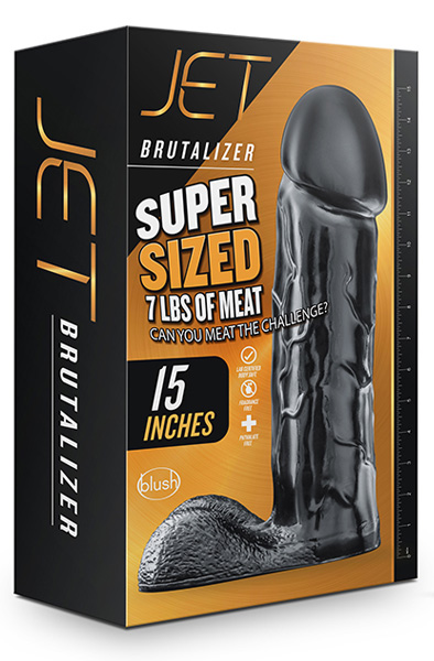 Jet Brutalizer Schwarz 38 cm - XL Dildo 2
