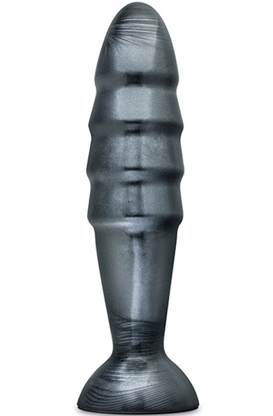 Jet Destructor Carbon Metallic Schwarz Analplug - Extra dicker Analplug 1